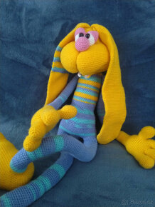 Ručně vyráběné háčkované hračky. - 2
