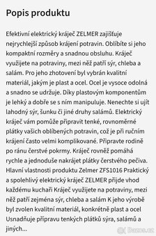 Krajec Zelmer ZFS1016 - 2