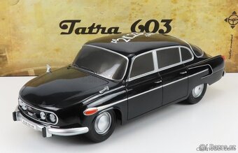 Model Tatra 603/3 vel. 1:14. Škoda 110R 1:24 Tatra HHasiči 1 - 2
