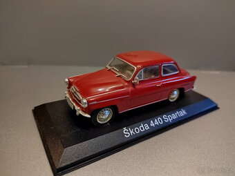 Škoda modely,  1:43 DeAgostini - 2