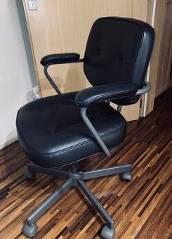 ALEFJALL - kožená židle IKEA - 2