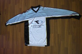 Motocross oblečeni kalhoty a dres - 2
