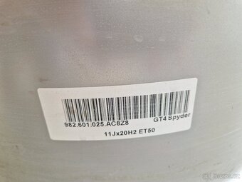20" originální disk Porsche pro GT4 / Spyder - 2