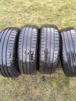 4 letní kola ŠKODA 15´,5x100 pneu 185/60/15 RAPID, FABIA - 2