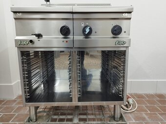 Fritéza 400V Silco + dvouplotýnka + podstavná skříňka na GN - 2