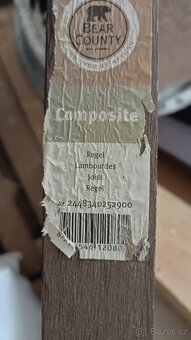 Podkladové hranoly z dřevoplastu 40x22x2850mm - 2