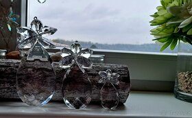 Tři křišťáloví andělíčci,  Vánoční ozdoba, dárek,  Vánoce - 2