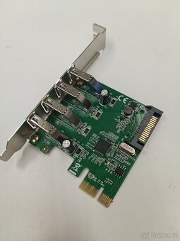 PCIe rozšiřující karta 4x USB 3.0 (PCEU‑43R) - SATA - 2