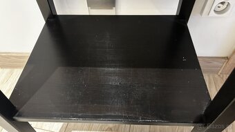 hemnes ikea noční stolek černý - 2