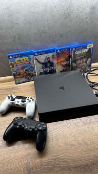 Playstation 4 Slim 1TB + 4Hry - 2