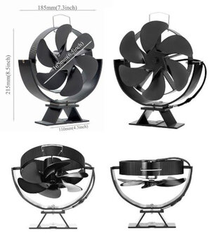 Prodám tepelný krbový ventilátor - 2