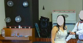 Svícny / sklenice s provázkem - 2