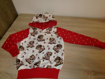 Nová mikina s kapucí vel.110 - 2