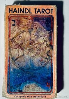 Tarotové karty Haindl Tarot Deck + přírodní. kniha jako nové - 2
