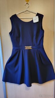 Šaty tmavě modré Duet - 2