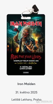 IRON MAIDEN sezení 1.řada tribuna E - 2