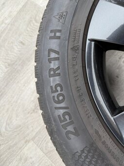 R17 ORIG.ZIMNÍ ALU KOLA ŠKODA KODIAQ 215/65/17 - 2