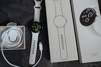 Google Pixel Watch 3, 41 mm, stříbrné, v záruce - 2