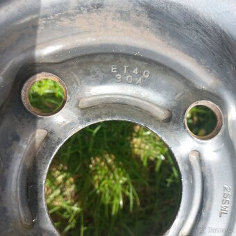 Plechové disky 6J x 15 4x100 mm ET 40 - 2