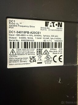 Eaton frekvenční měnič DC1-34018FB-A20CE1 7.5 kW 3fázový 400 - 2