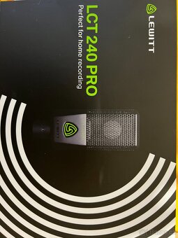 Mikrofon Lewitt LCT 240 PRO + zvuková karta M-Audio - 2