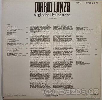 Gramofonová deska-Mario Lanza - 2