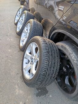 BMW X3 , krásná konkávní alukola 18 s pneu 255/45 r18 - 2