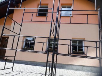 Lešení až do výšky 7,5 metrů -ocelové rámy - 2
