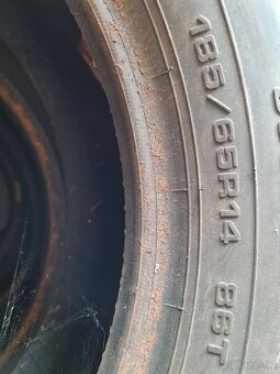 Pneumatiky 185 65 R14 Dunlop jako nové letní - 2