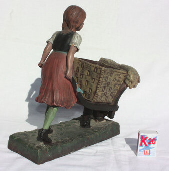 Socha soška figura figurka terakota cca rok 1920 - 2