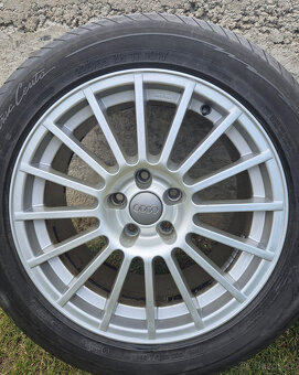 4x ALU Audi 5x112 ET35 + 3x letní pneu 225/55 R17 101Y - 2