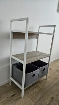 Regál 3 police + úložné boxy - 2
