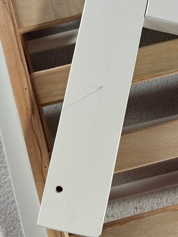 Dětská postýlka buk/bílá 120x60 cm - 2