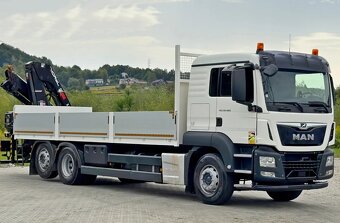 MAN TGS 26.460 - 6x2 - Valník + HR-HIAB X-HIDUO 188B-3 - 2