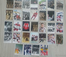 48 ks hokejových karet/samolepek Kaufland - 2