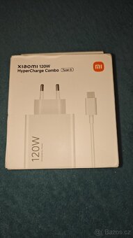Nabíječka do sítě Xiaomi 120W Charging - bílá a kabelem - 2
