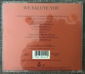 CD "AC/DC - FOR THOSE ABOUT TO ROCK" - 2