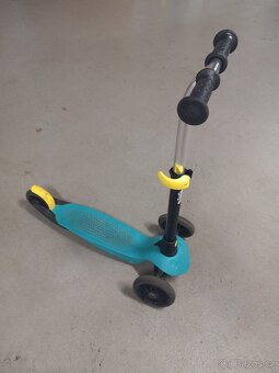 Koloběžka Oxelo B100(Decathlon),zelená,3 kolečka, - 2