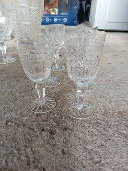 Křišťálové sklenice, nekolik sad - 2