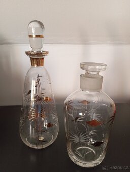 Stará zlacená karafa - 2