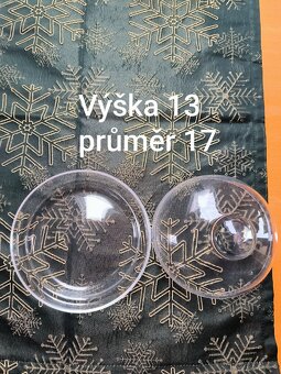 dóza skleněná mísa - 2