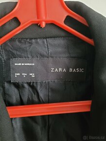 Dámský černý kabátek zn. Zara, vel. M - 2
