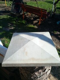 Betonová rustikální sloupová hlavice 5050cm - 2