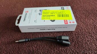 USB C rozdvojka na Jack 3,5 a USB C samice - 2