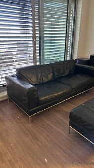 Kožená sedačka IKEA - 2
