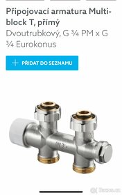 Připojovací šroubení - 2