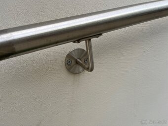 Kovové nerezové zábradlí na zeď 450cm - 2