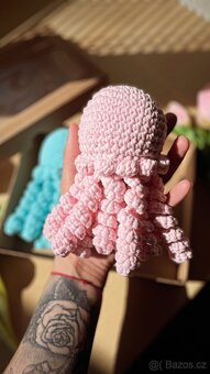 Roztomilé háčkované chobotničky pro miminka 🐙💕 - 2
