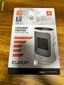 Eurom ceramic heater safe camp 1500 - 2