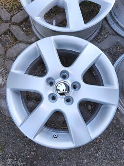 ALU disky 5x100 R15 Škoda Fabia 1,2 Romster,VW - 2